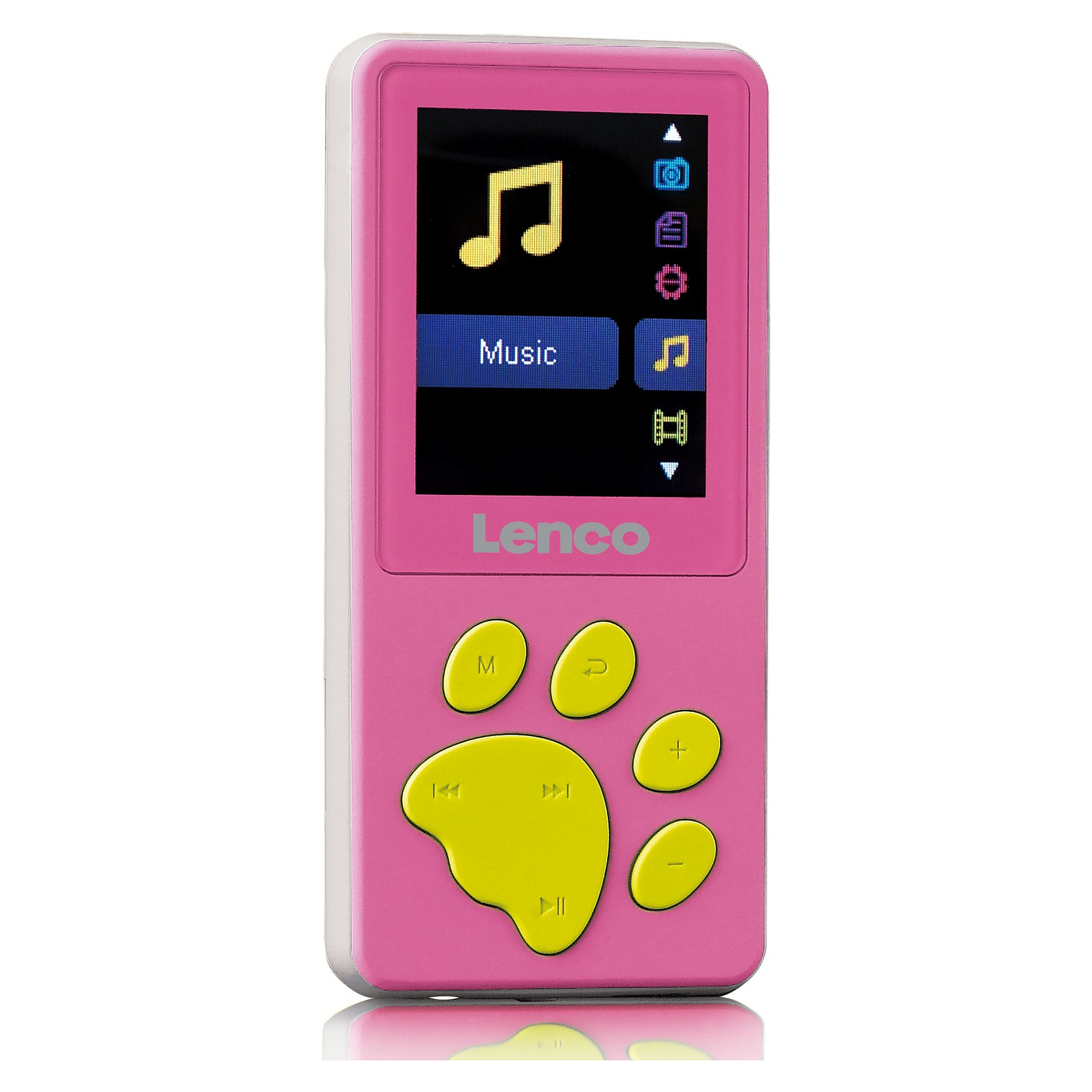 MP3/MP4 Player Lenco Xemio-560PK, 8GB, ekran TFT LCD 1.8", microSD deri në 128GB, altoparlant i integruar, kufje - Rozë 2