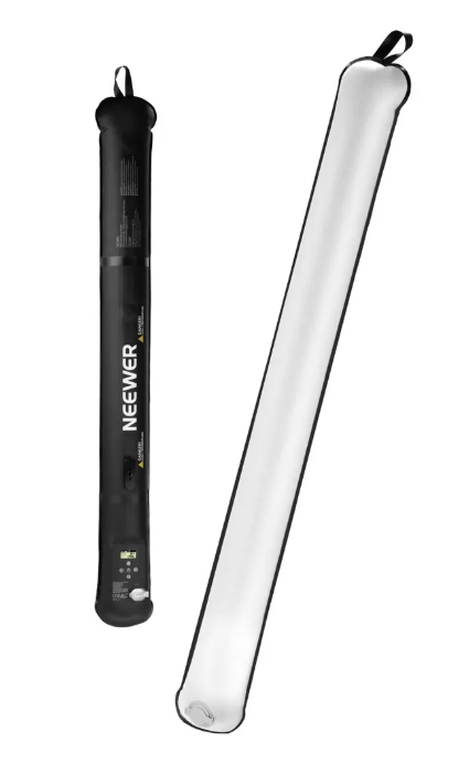 Dritë e Mençur Neewer GC21B, Bi-Color, 21W, 1300Lux, 2700-6500K, CRI 95, 320 LED, 90cm - Zezë