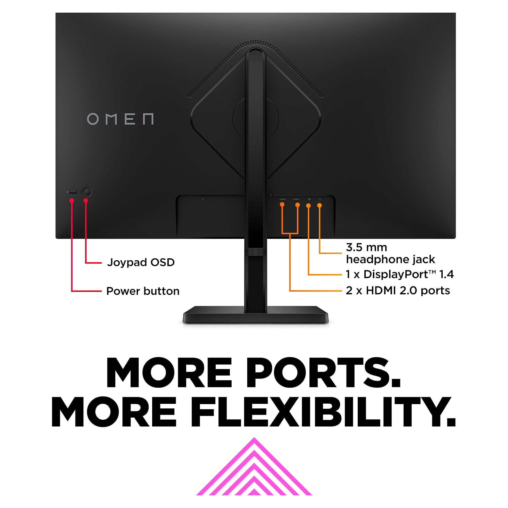 Monitor Gaming HP OMEN 32q, 31.5", QHD IPS, 165Hz, 1ms, HDMI + DisplayPort - Zezë 8