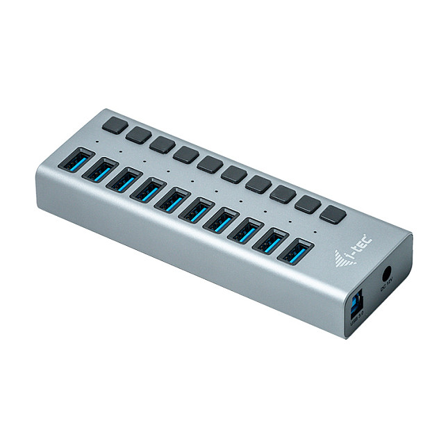 USB Hub D I-TEC, USB 3.0, 10 porte, 48 W thumbnail 3