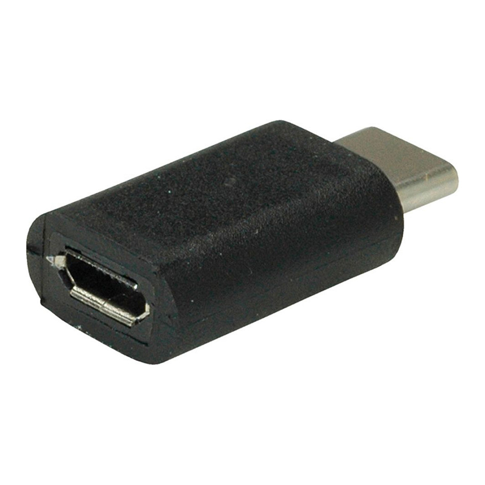 Adapter VALUE 12.99.3191 / USB-C në Micro-USB B - Zezë thumbnail 3