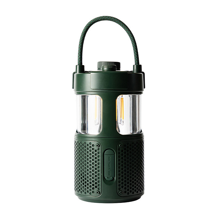 Altoparlant Pure Woodland Glow, 20W, Bluetooth 5.3, AUX, IPX6, USB-C - Gjelbër 4