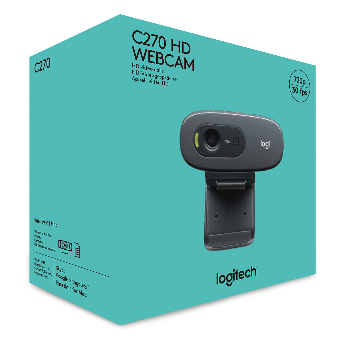 Ueb kamerë Logitech C270 HD 7