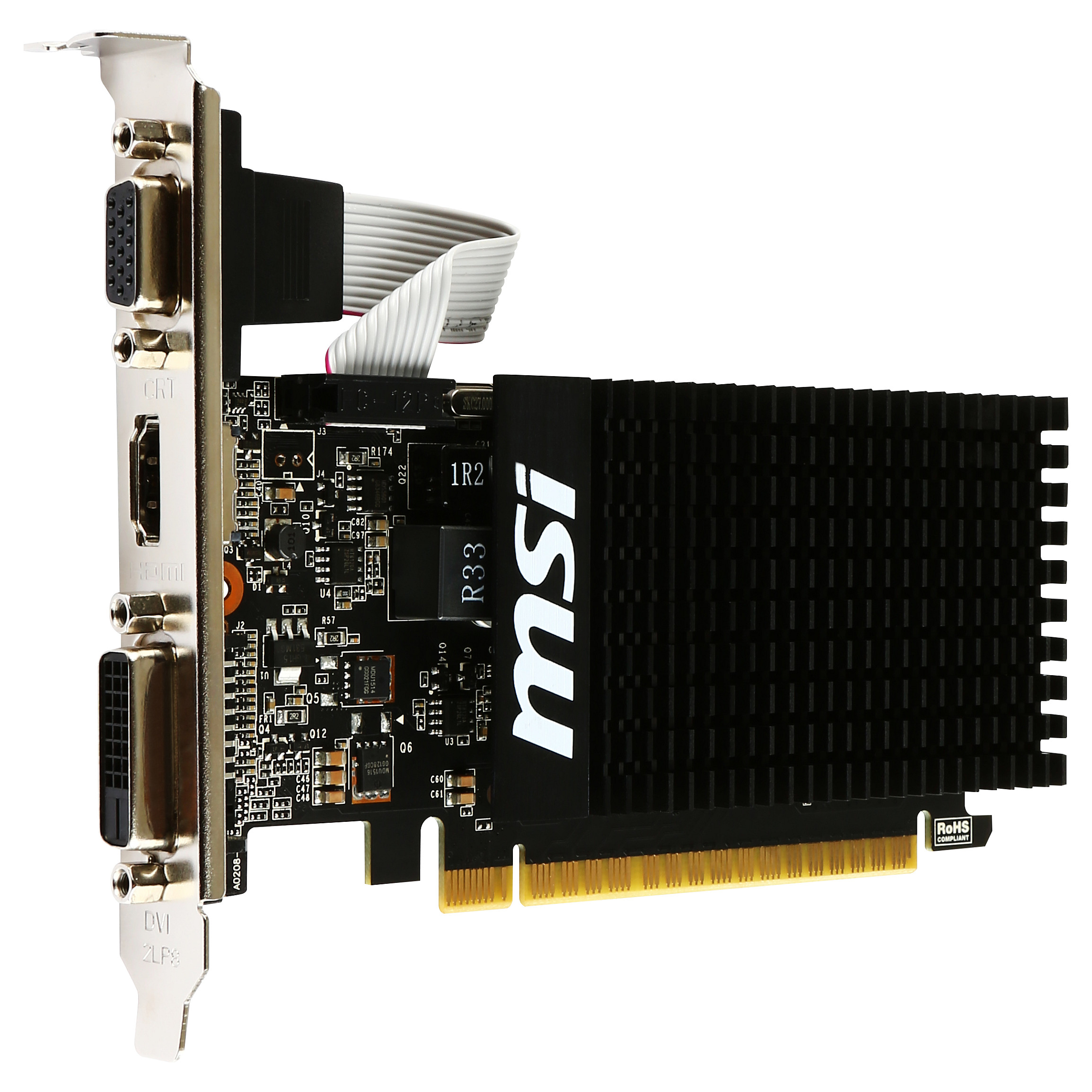 Kartelë Grafike NVIDIA GeForce GT 710 / 2GB DDR3 / 64-bit / MSI GT 710 2GD3H LP