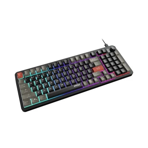 Tastierë Gaming MSI Forge GK110 / Full-Size / Membrane / RGB / Anti-Ghosting / USB-C / AZERTY Francez - Zezë 3