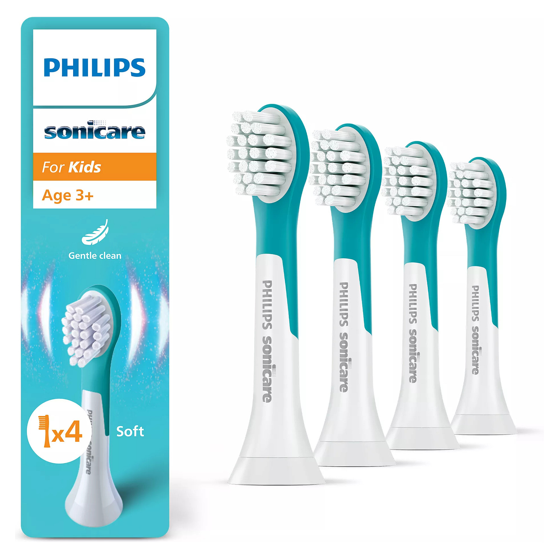 Koka zëvendësuese për furçë dhëmbësh Philips Sonicare C3 Premium Plaque Defence HX9044/87 / BrushSync / Click-On / Medium-Soft / 4 Copë – Bardhë 8
