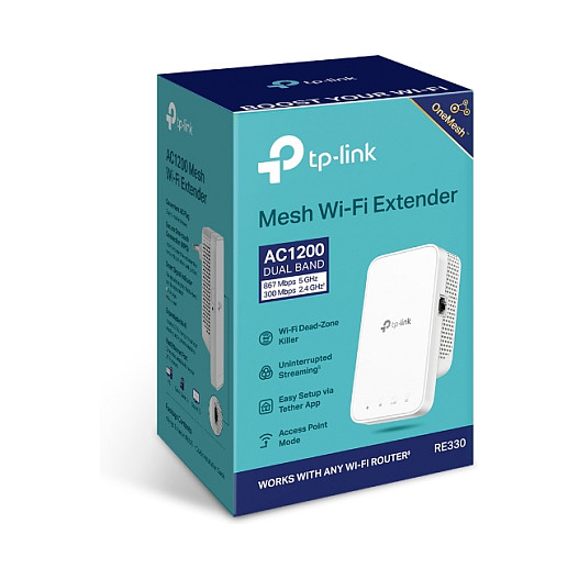 TP-Link RE335 AC1200 Wi-Fi Range Extender Dual-Band 1167Mbps / Ethernet – Bardhë 8