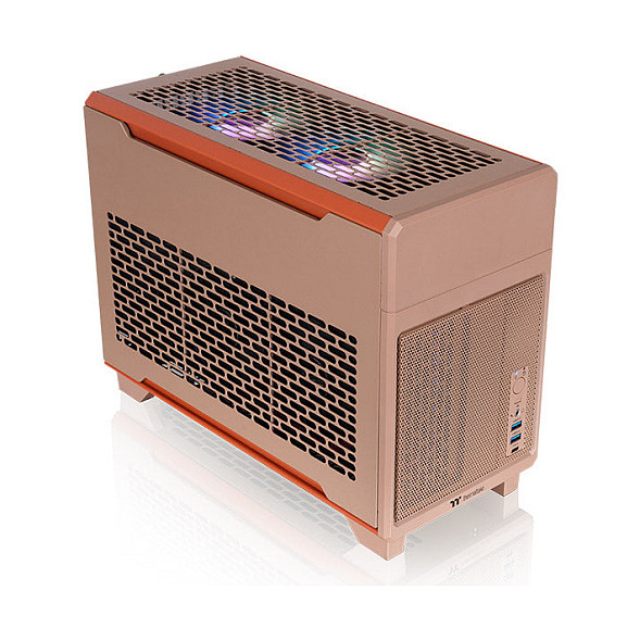 Kasë Mini Thermaltake TR100 – Portokalli thumbnail 3