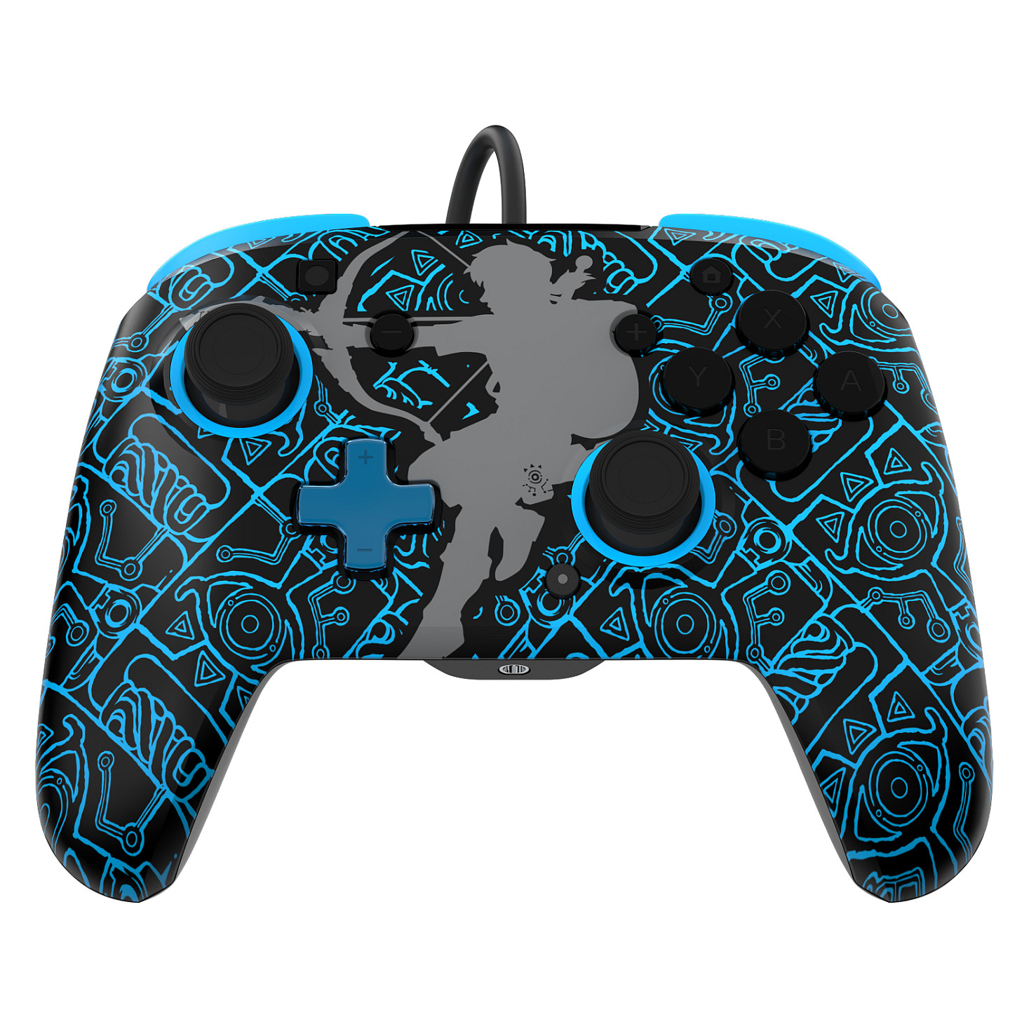 Kontroller Nintendo PDP Rematch GLOW Sheikah Shoot Switch - Blu 5