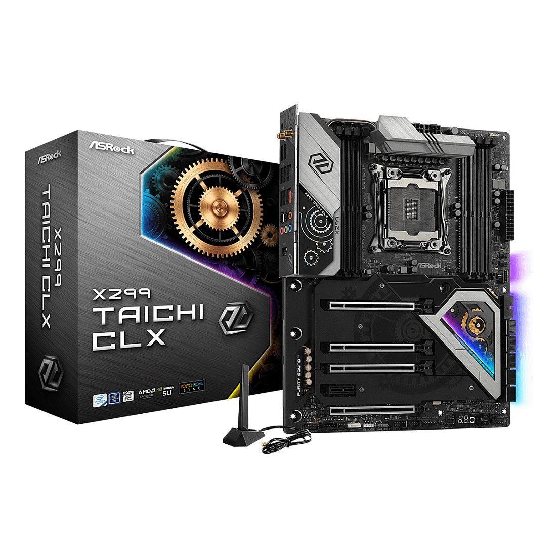 Pllakë Amë MB Intel ASRock X299 Taichi CLX / Intel X299 / S.2066 / DDR4