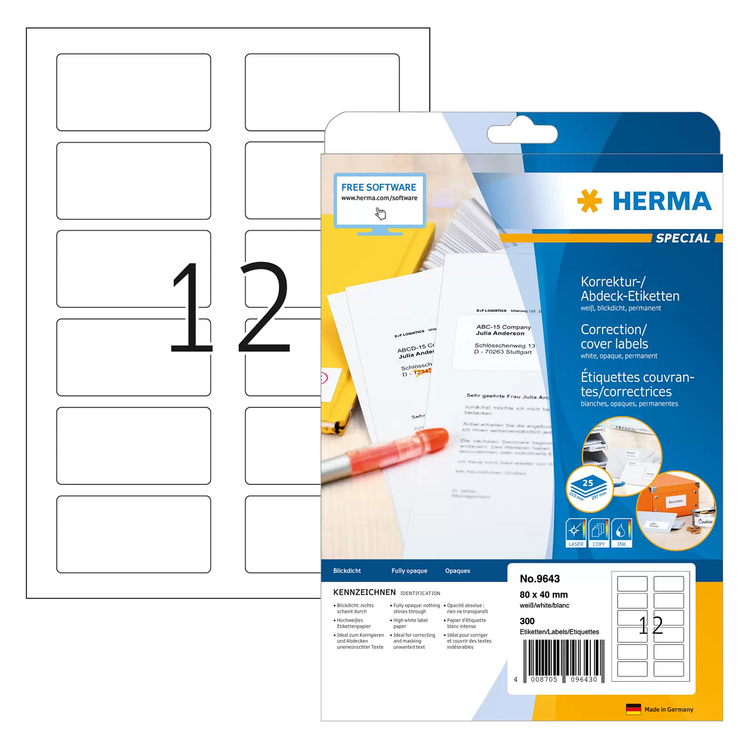 Etiketa Zebra Z-Perform 1000D 3002654, 102 × 64 mm, 2510 copë për rrotull - Bardhë 7