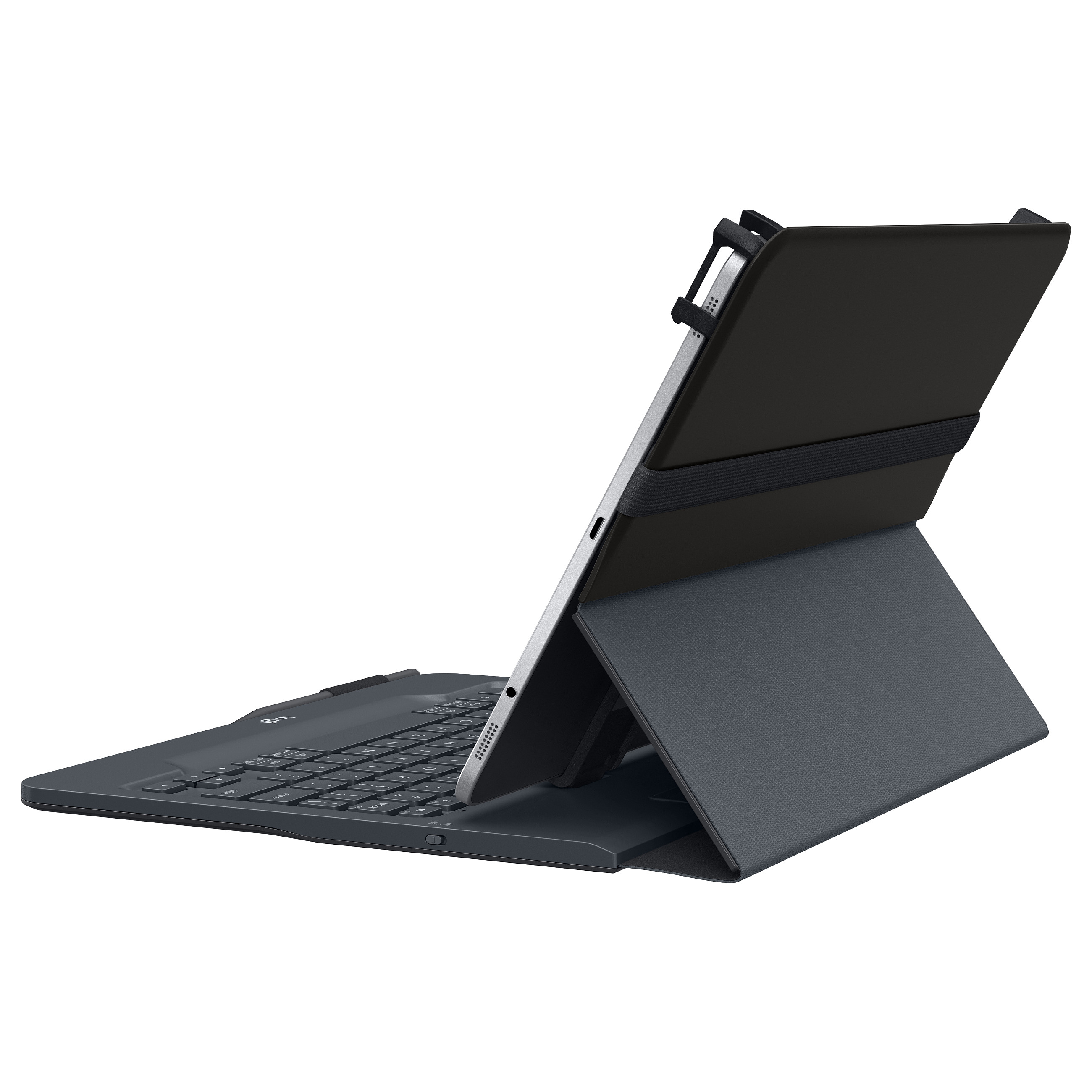 Tastierë për Tabletë Logitech Universal Folio / 9–10" / Bluetooth 3.0 / AZERTY (FR) / 78 Taste / 4-Pikësh Grip / Mbajtëse Stilolapsi – Zezë 6