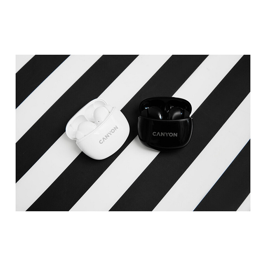 Kufje pa kabllo Canyon TWS-5, CNS-TWS5B, 10mm, Stereo, Bluetooth 5.3, Mikrofon, TWS - Zezë 6