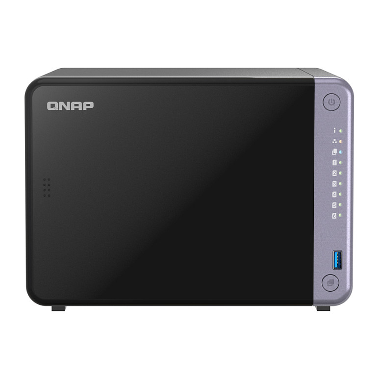 QNAP TS-632X-4G 6-Bay Desktop NAS Server – AL524 Quad-Core 2.0GHz, 4GB DDR4, Dual 10GbE SFP+, Dual 2.5GbE 2