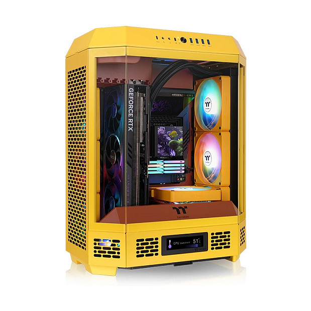 Kasë Tower Thermaltake The Tower 600 - Verdhë thumbnail 2