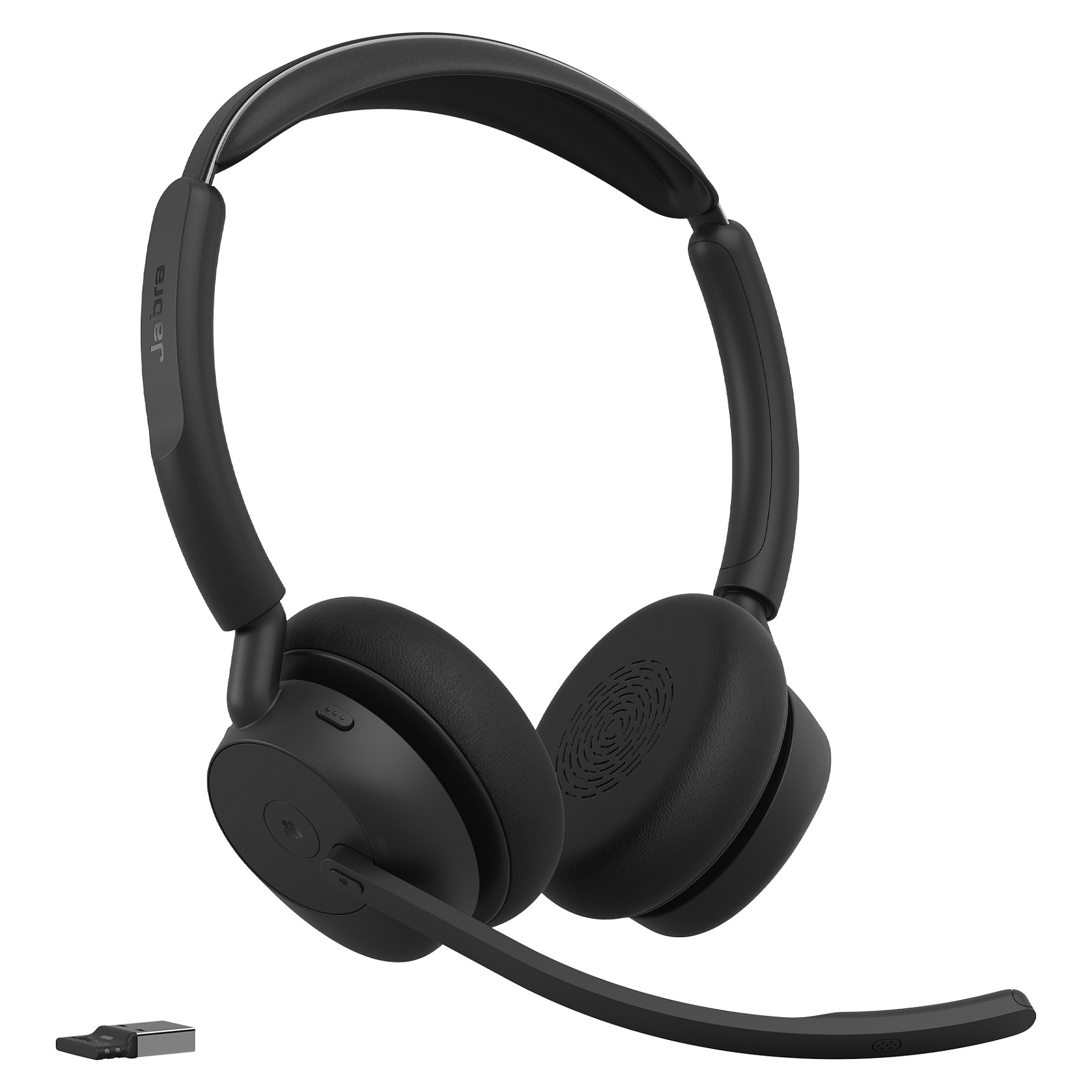 Kufje pa kabllo Jabra Evolve3 45 MS Stereo / Link 390a / USB-A / Microsoft Teams / Charging Stand - Zezë 3