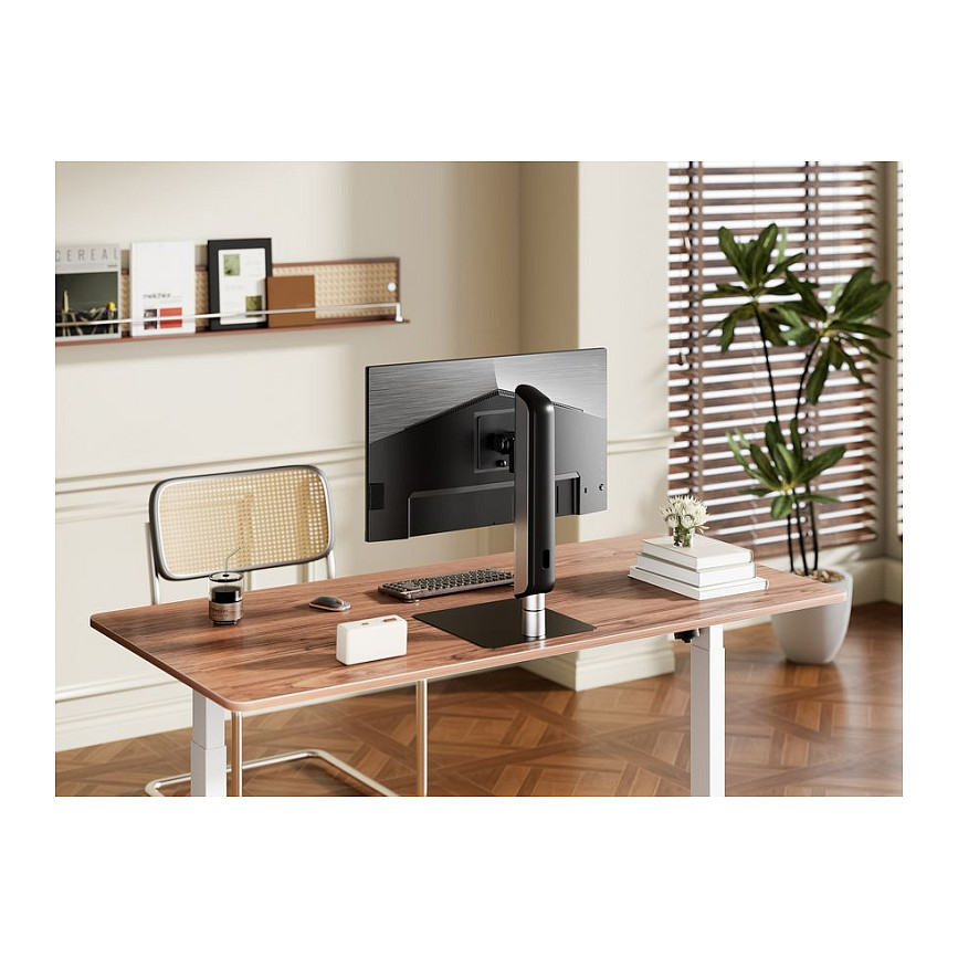 Mbajtëse për Monitor Equip 650129 , 1 Monitor , 17–49" , deri 18kg , e rregullueshme , e pjerrët , e rrotullueshme , VESA 75x75 & 100x100 - Argjend 5