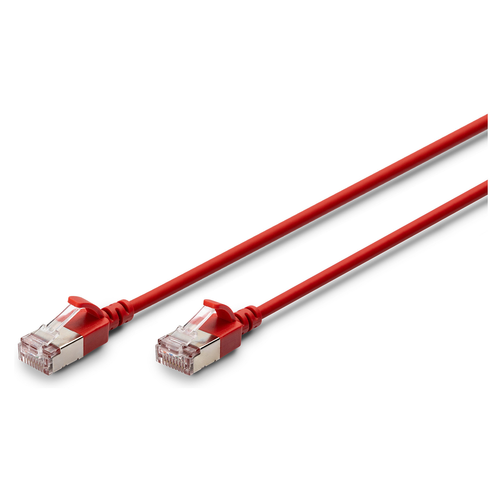 Kabllo për Rrjet DIGITUS Patchcable CAT6A F/FTP Slim 2.00m – Kuqe