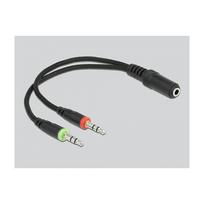Kufje Gaming DeLOCK 27182 / Wired / 3.5mm / 40mm / Mikrofon / LED Blu - Zezë/Blu 4