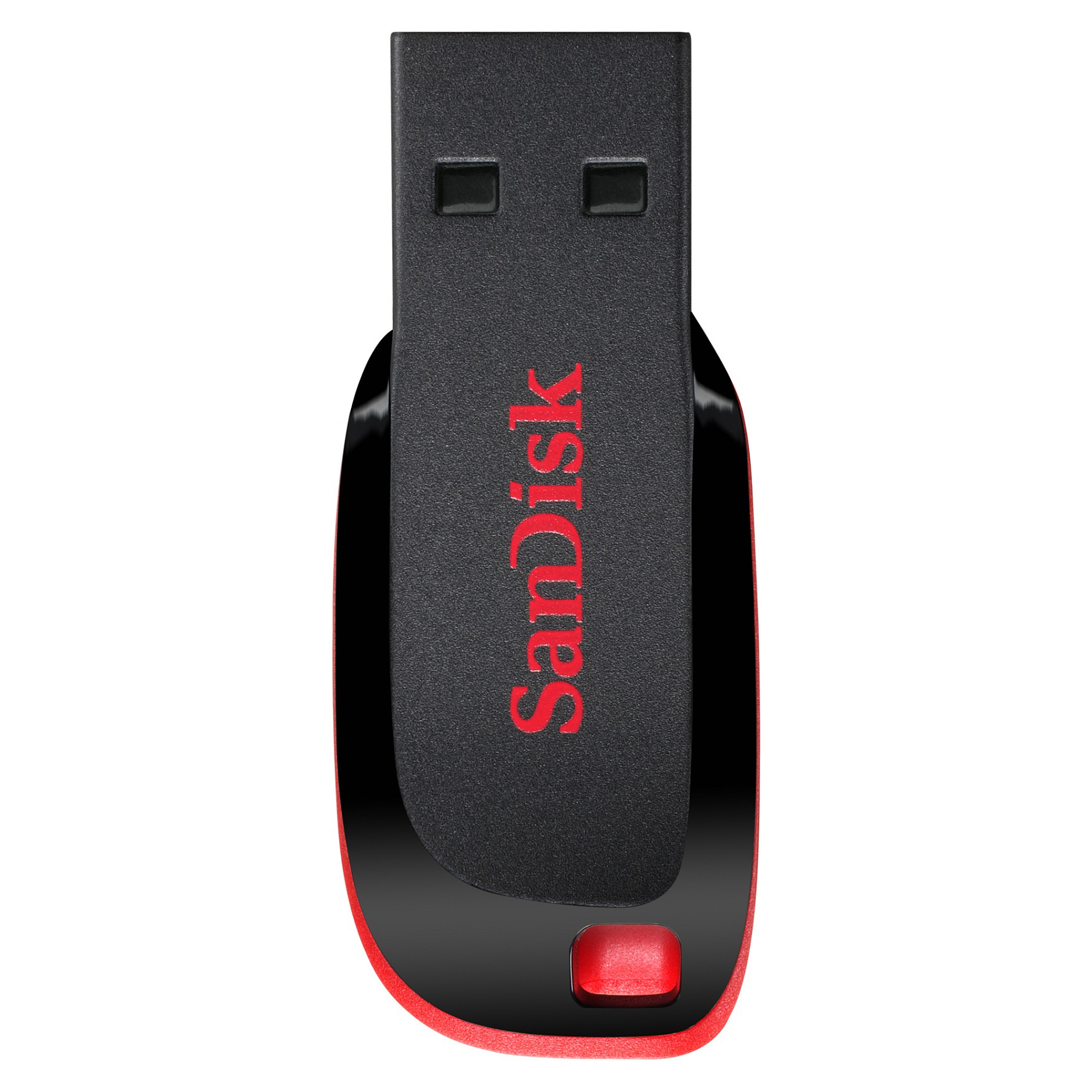 USB Flash Drive STICK 16GB USB 2.0 SanDisk Cruzer Blade - e zezë dhe kuqe
