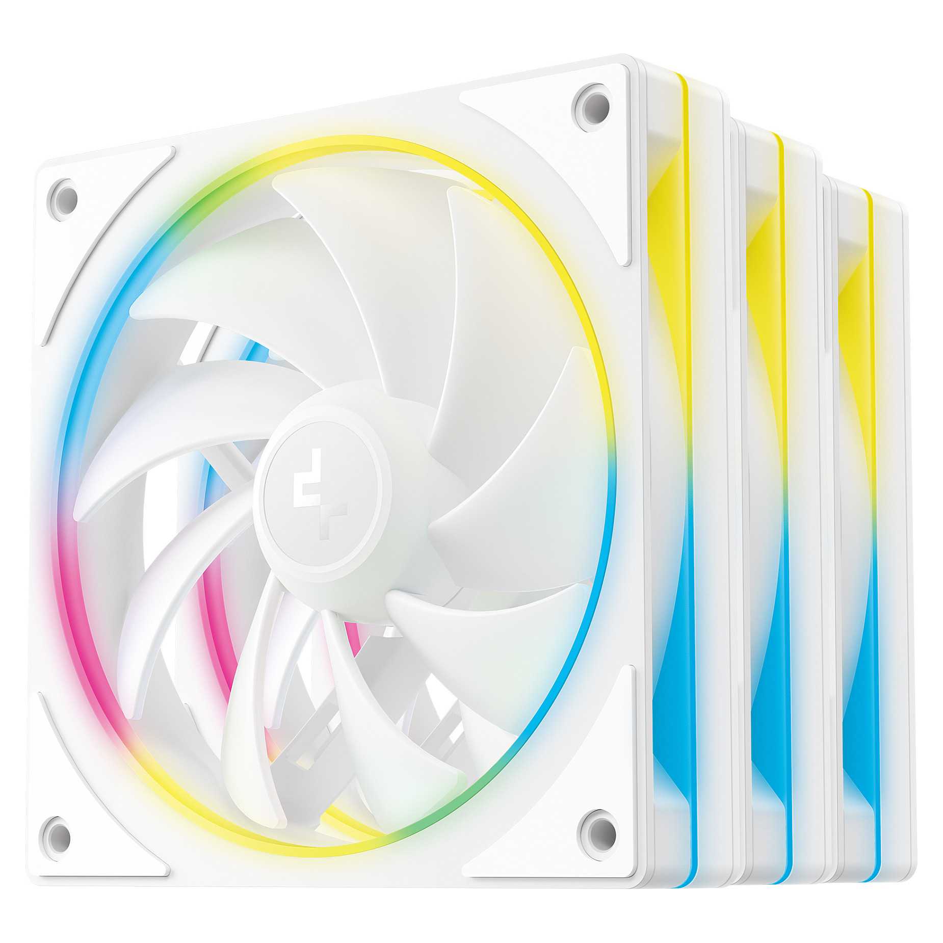 Ftohës për Kasë DeepCool FL12 SE / 120mm / 1900 RPM / PWM / ARGB / 3-Pack – Bardhë