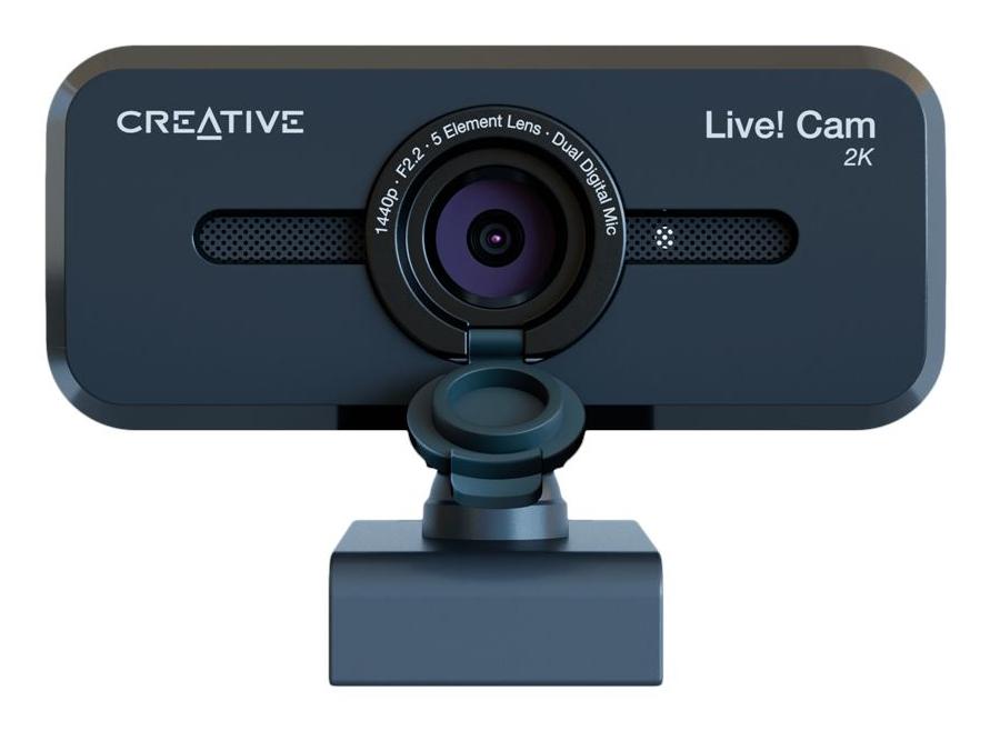 Webcam Creative Live! Cam Sync V3 / 73VF090000000 / 5MP / 2K QHD 2560×1440 / 30fps / 95° / 4X Digital Zoom / Dual Mikrofon – Zezë