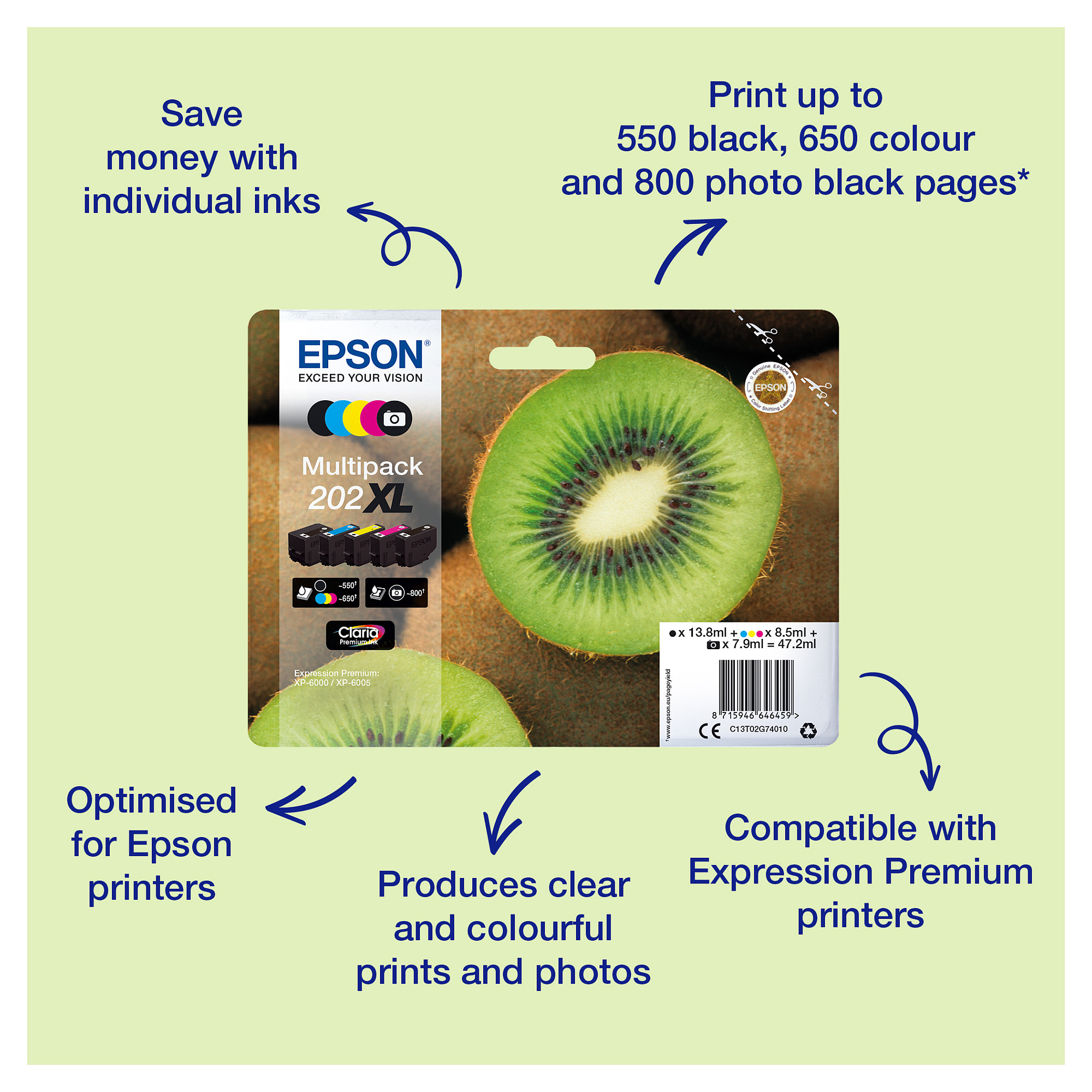 INK EPSON 202 C13T02F14010 - Zezë thumbnail 2