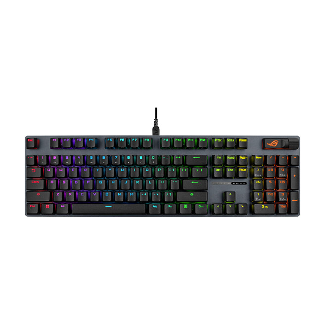Tastierë Gaming ASUS ROG Strix Scope II X Wired / Swiss Layout - Zezë thumbnail 4
