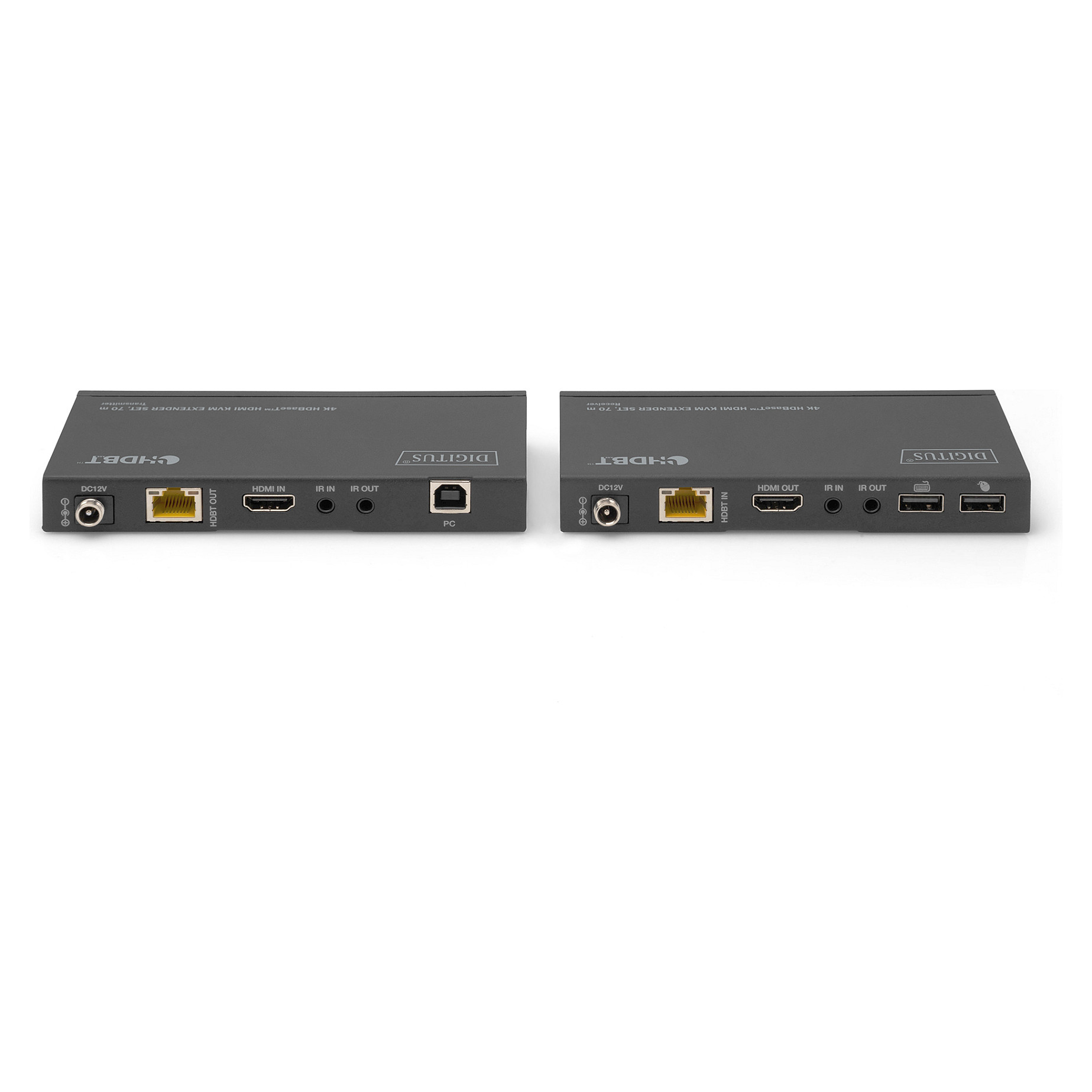 Digitus 4K HDMI KVM Extender HDBaseT – deri 70m thumbnail 3