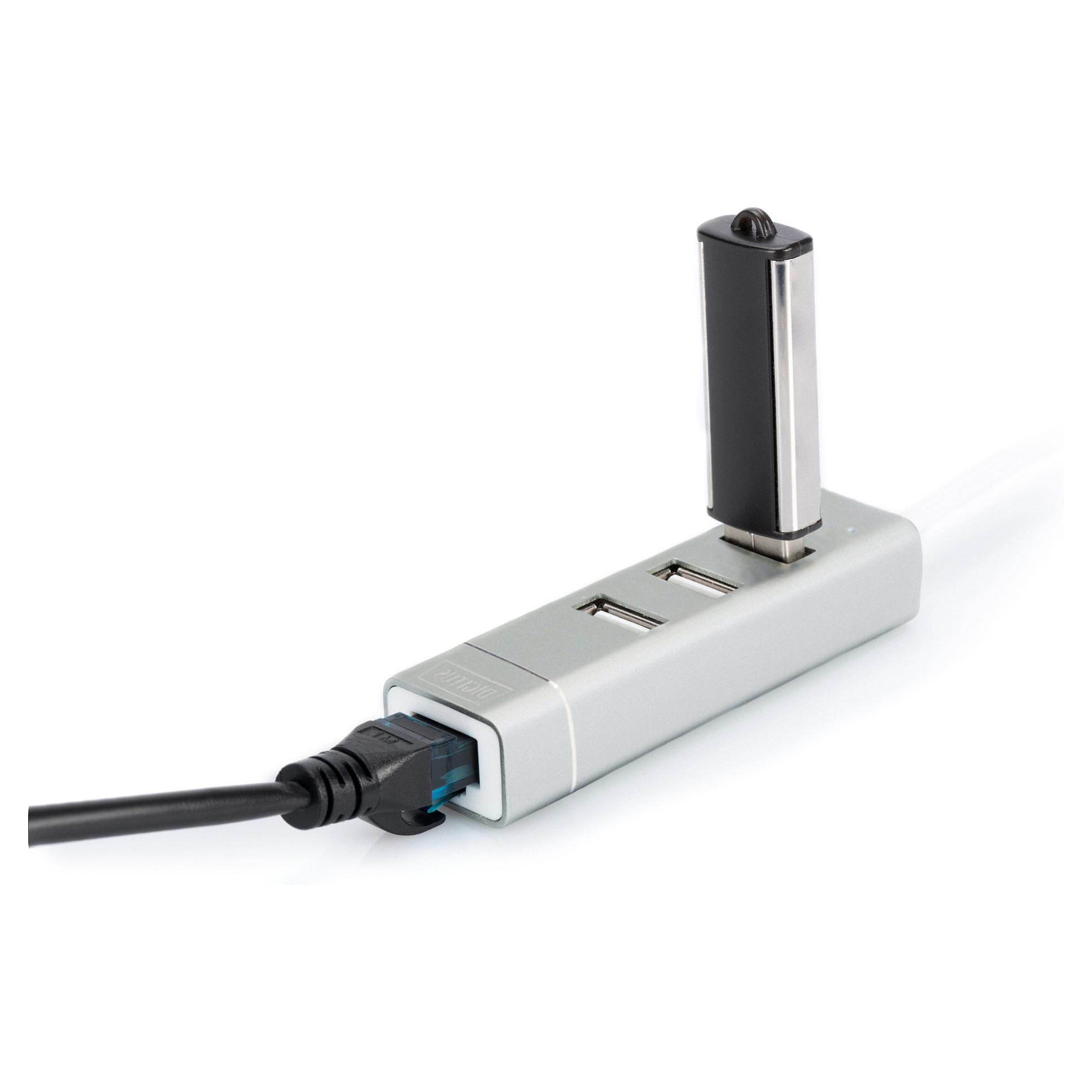Hub Digitus USB-C / 4 Porte / Gigabit LAN thumbnail 2