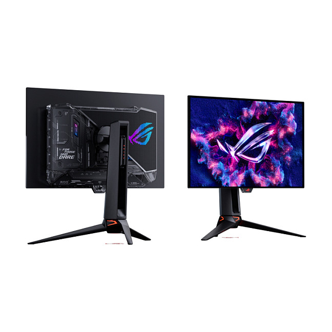 Monitor Gaming ASUS ROG Swift OLED PG27UCWM, 26.5", 4K UHD WOLED, 240Hz, 0.03ms, HDMI + DisplayPort + USB-C, USB Hub, Pivot, VESA - Zezë 2