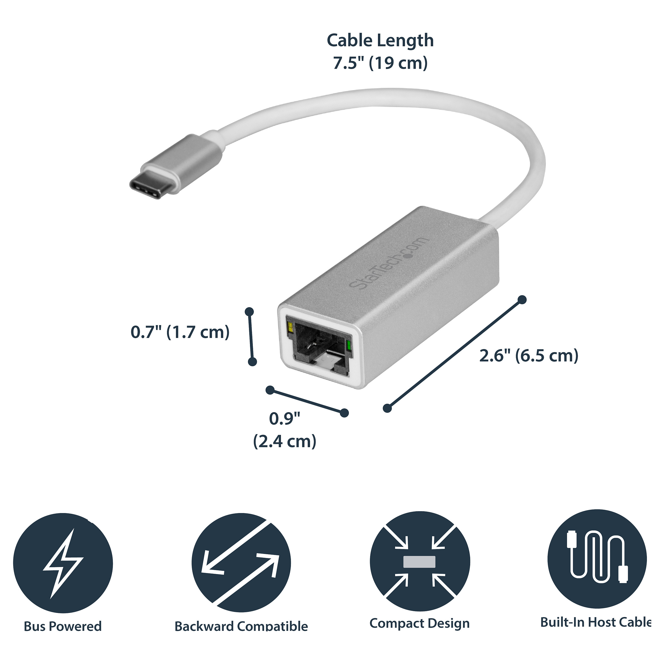 Adapter Rrjeti USB StarTech.com US1GC30A, USB-C 3.2 Gen 1, 1x Gigabit LAN RJ45, 10/100/1000Mbps, Realtek RTL8153 - Argjend 8