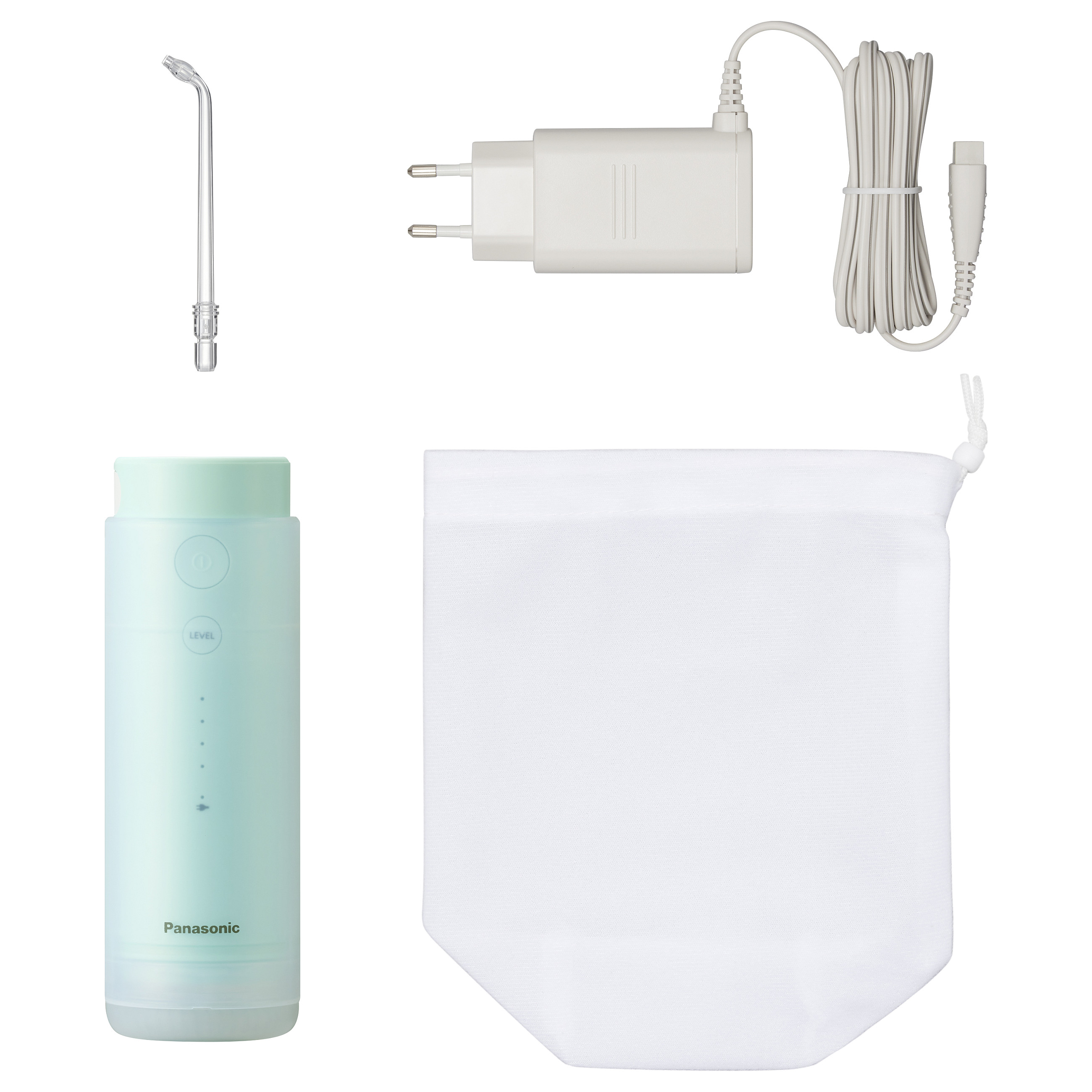 Irrigator Oral Panasonic EW-DJ4B-G503 / Ultrasonik / 4 Nivele Presioni / Rezervuar 150 ml / Bateri Li-Ion / Pa Kabllo – Gjelbër/Bardhë 3