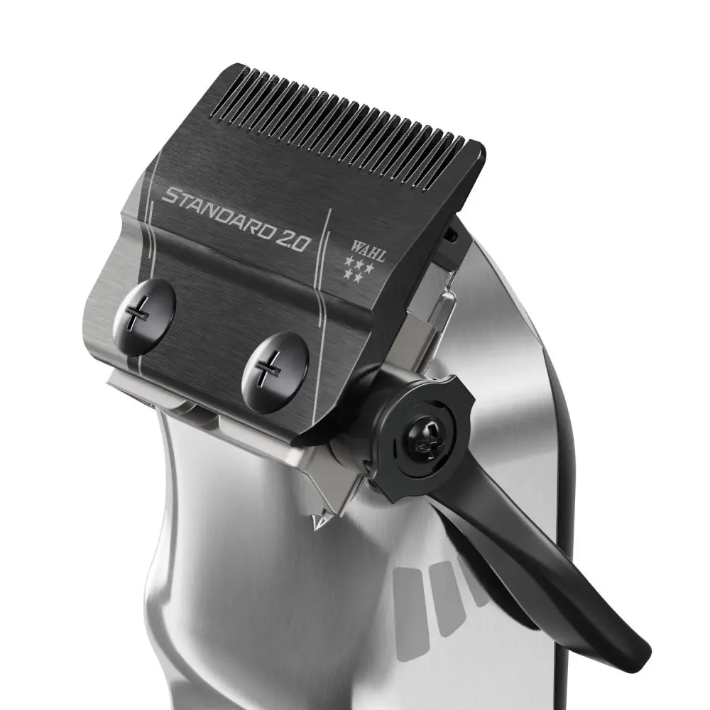 Makinë e Rrojës Wahl Professional Senior 2.0, Pa Kabllo, Motor pa Furça 8000 RPM, Teh DLC/PVD, 7 Krehra Udhëzues – Zezë/Argjend 3