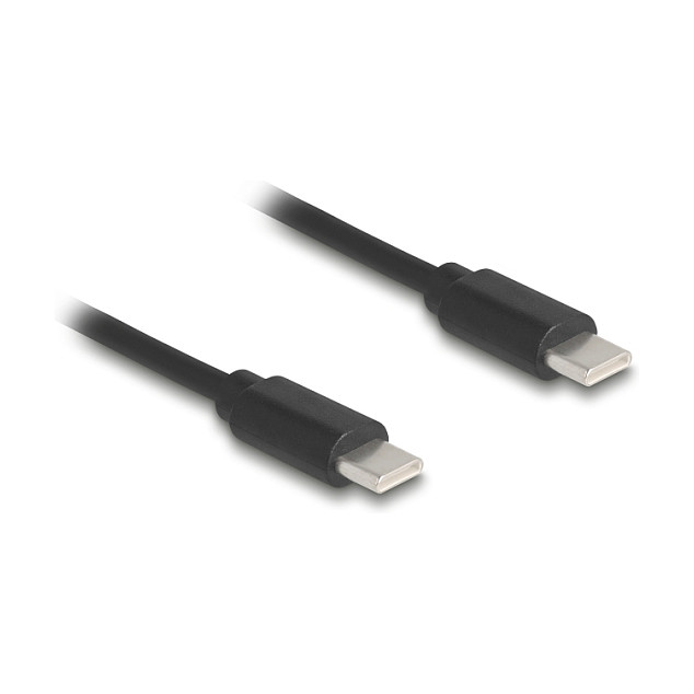 Kabllo USB DeLOCK 90369, USB 2.0 USB-C Mashkull në USB-C Mashkull, Spirale, 0.45–0.75m - Zezë 2