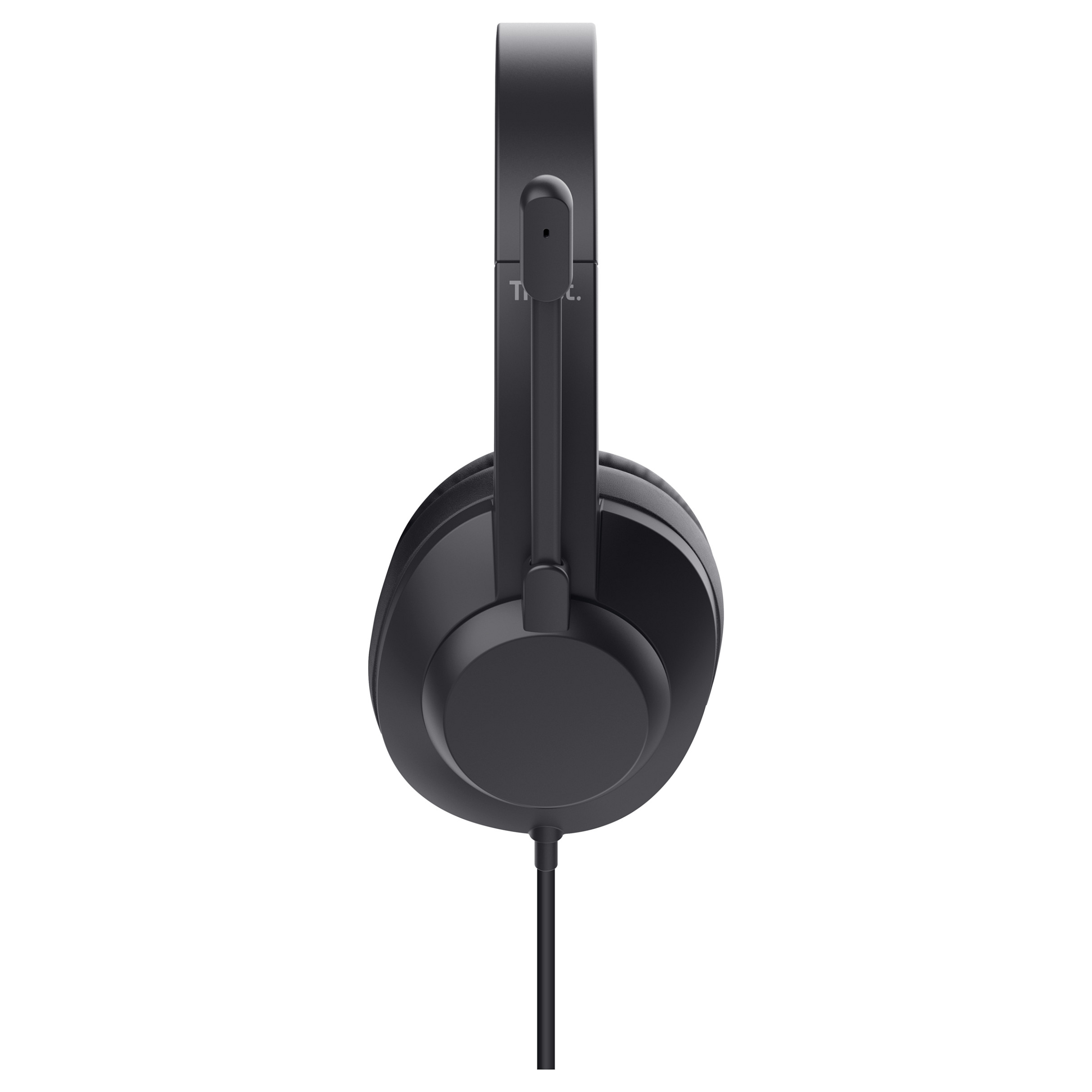 Kufje me kabllo Trust Ayda Max, USB-C, USB-A, 40mm, Mikrofon - Zezë 5