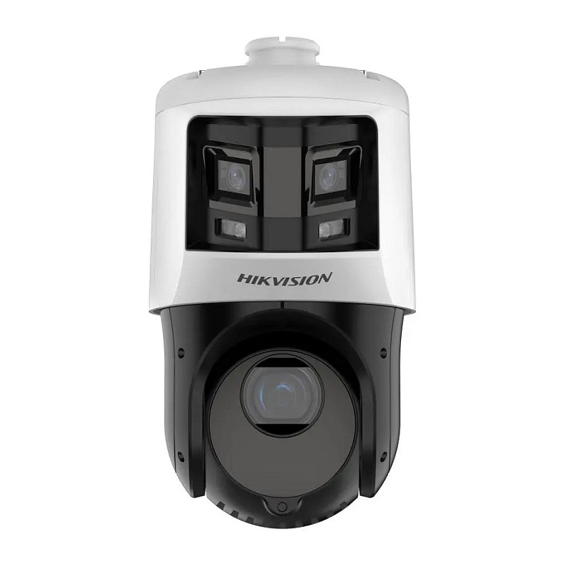Kamerë Sigurie IP CCTV Hikvision DS-2SE4C425MWG-E/26(F0), 6MP + 4MP, 25x Zoom, ColorVu, AcuSense - Zezë/Bardhë