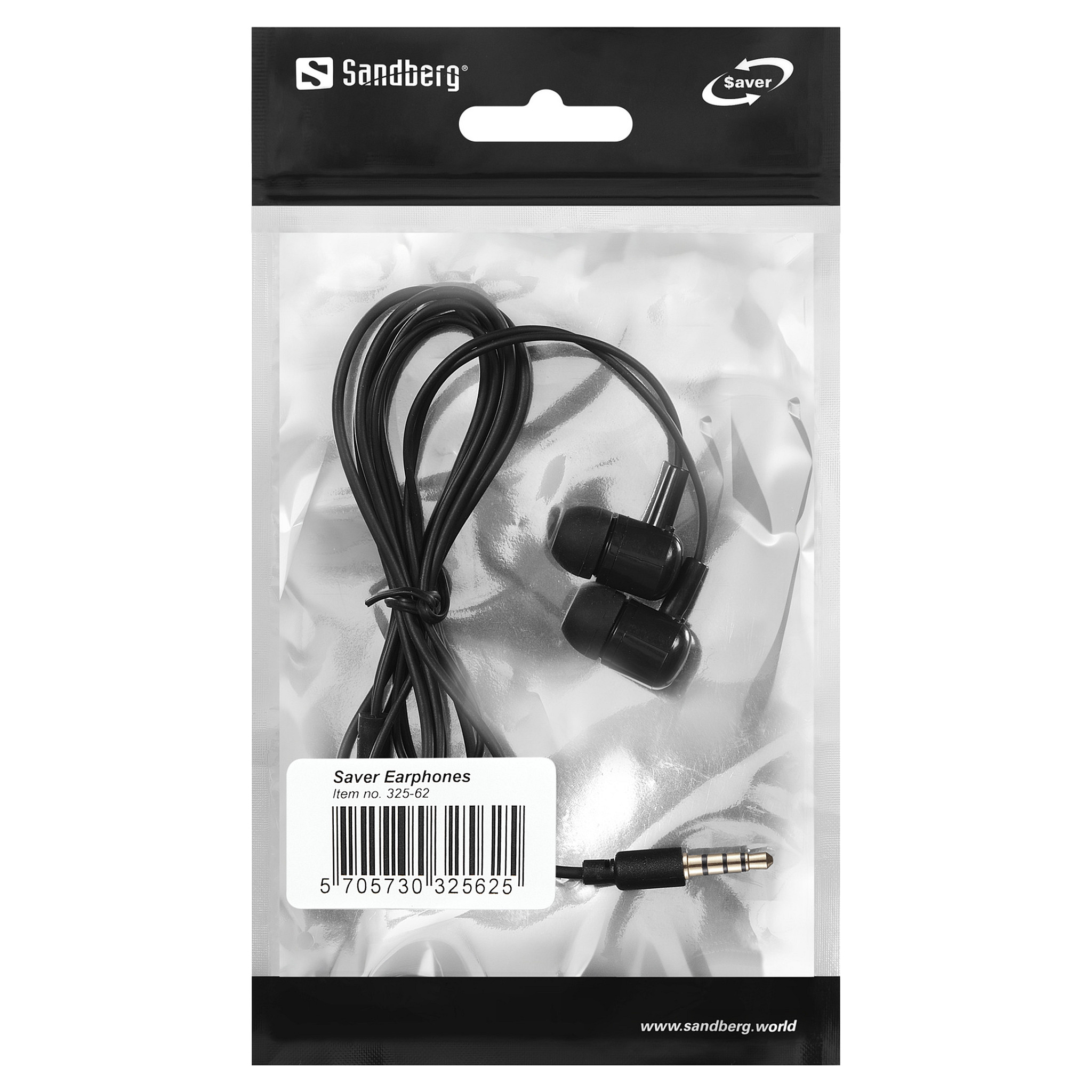 Kufje me kabllo Sandberg Saver Earphones / 3.5 mm / 20–20.000 Hz - Zezë 2