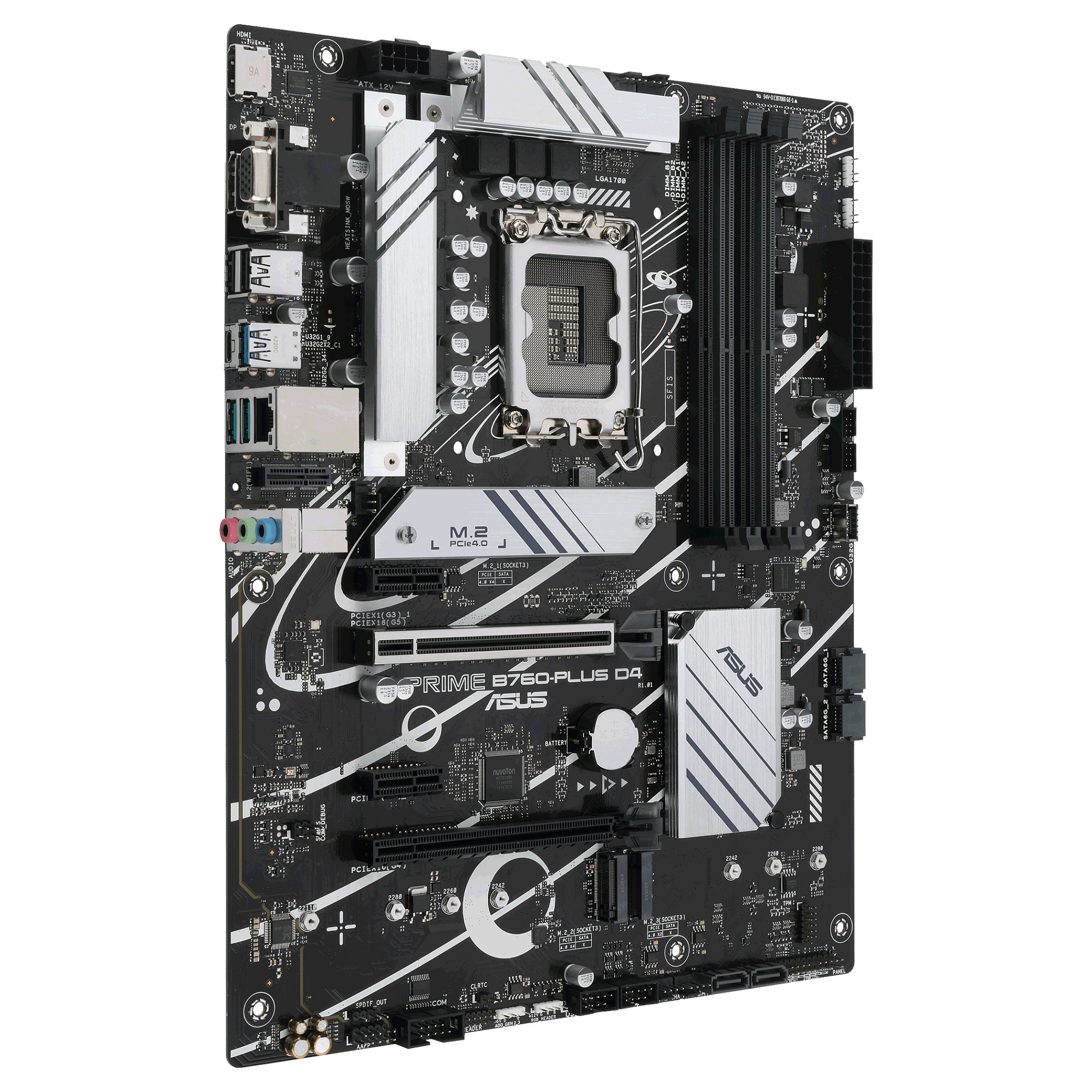 Pllakë amë Intel 1700 ASUS PRIME B760-PLUS D4 thumbnail 2