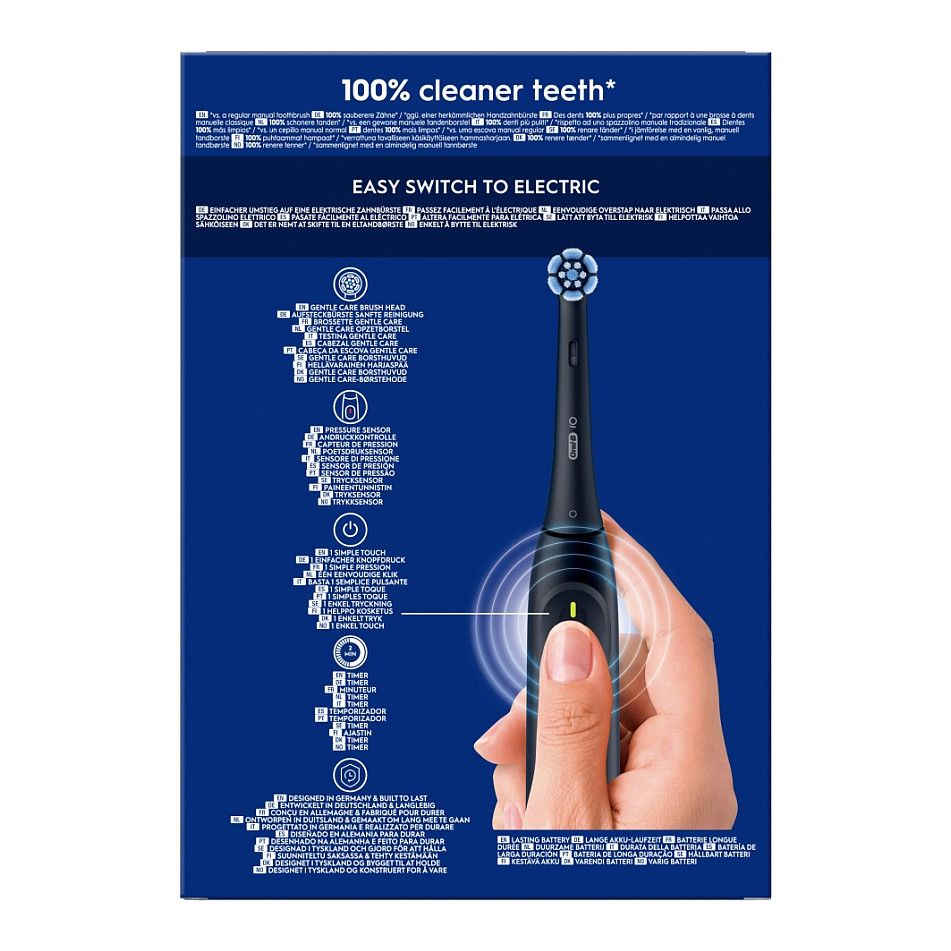 Furçë dhëmbësh elektrike Oral-B iO Series 2 Duo / 2 Copë / 3 Modalitete / Sensor Presioni / Kohëmatës 2 Minuta – Zezë/Gjelbër 4
