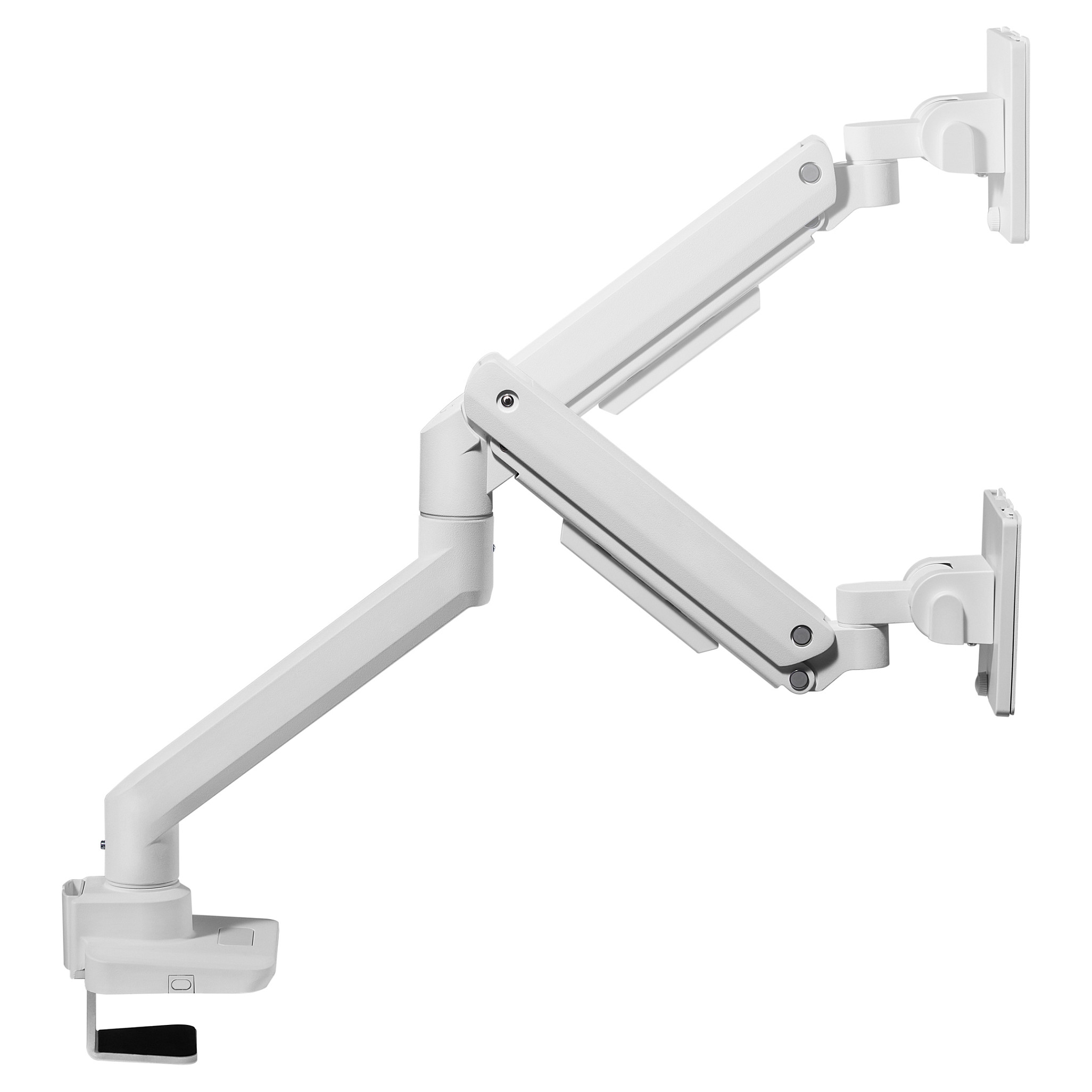 Mbajtëse për Monitor Equip 650181 / 1 Monitor / 17–49" / deri 20kg / VESA 75x75 & 100x100 / Gas Spring / Rotacion 360° - Bardhë 2