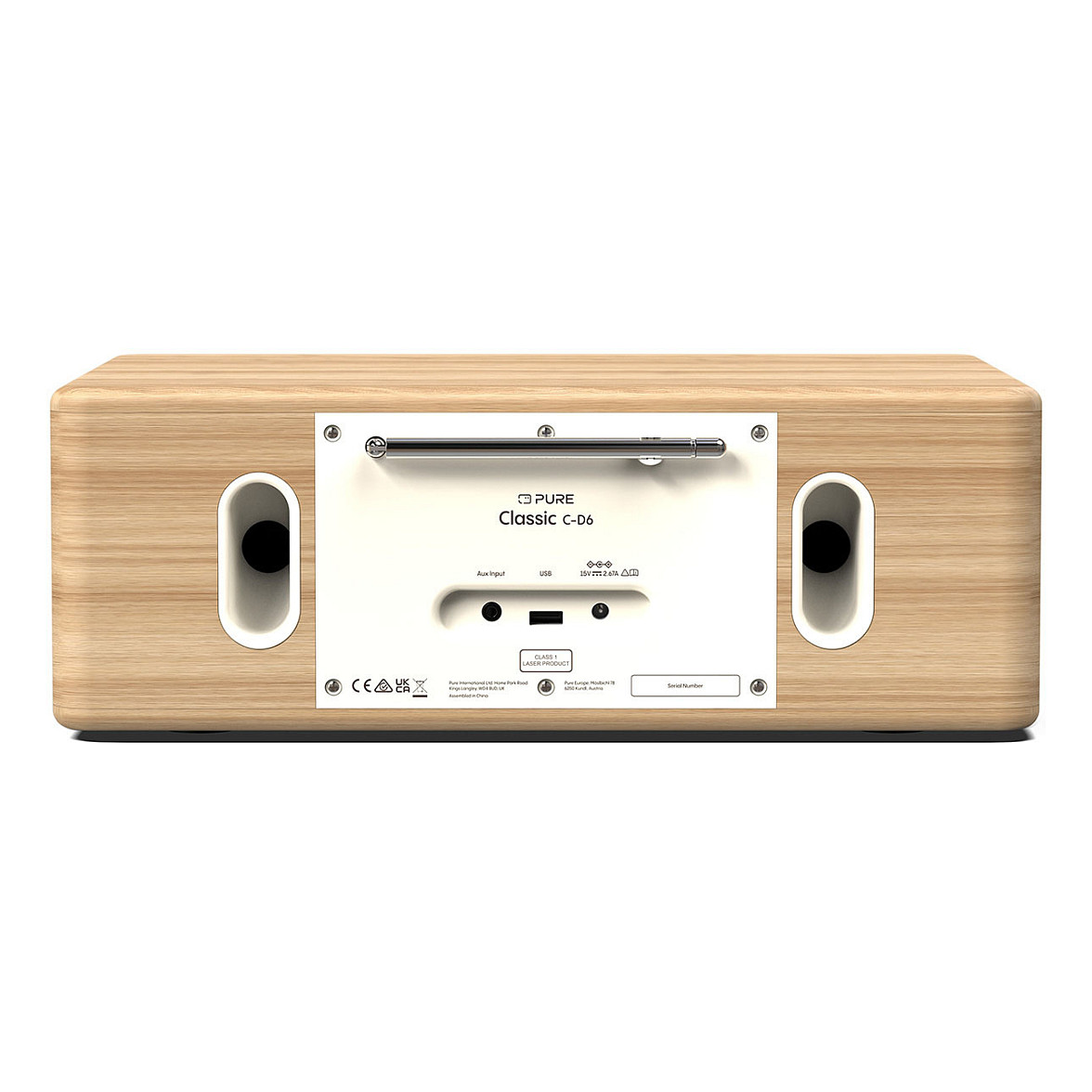 Radio Portative Pure Classic C-D6, DAB+, FM, MP3, 30 W, Ekran TFT 2.4" – Bardhë 3