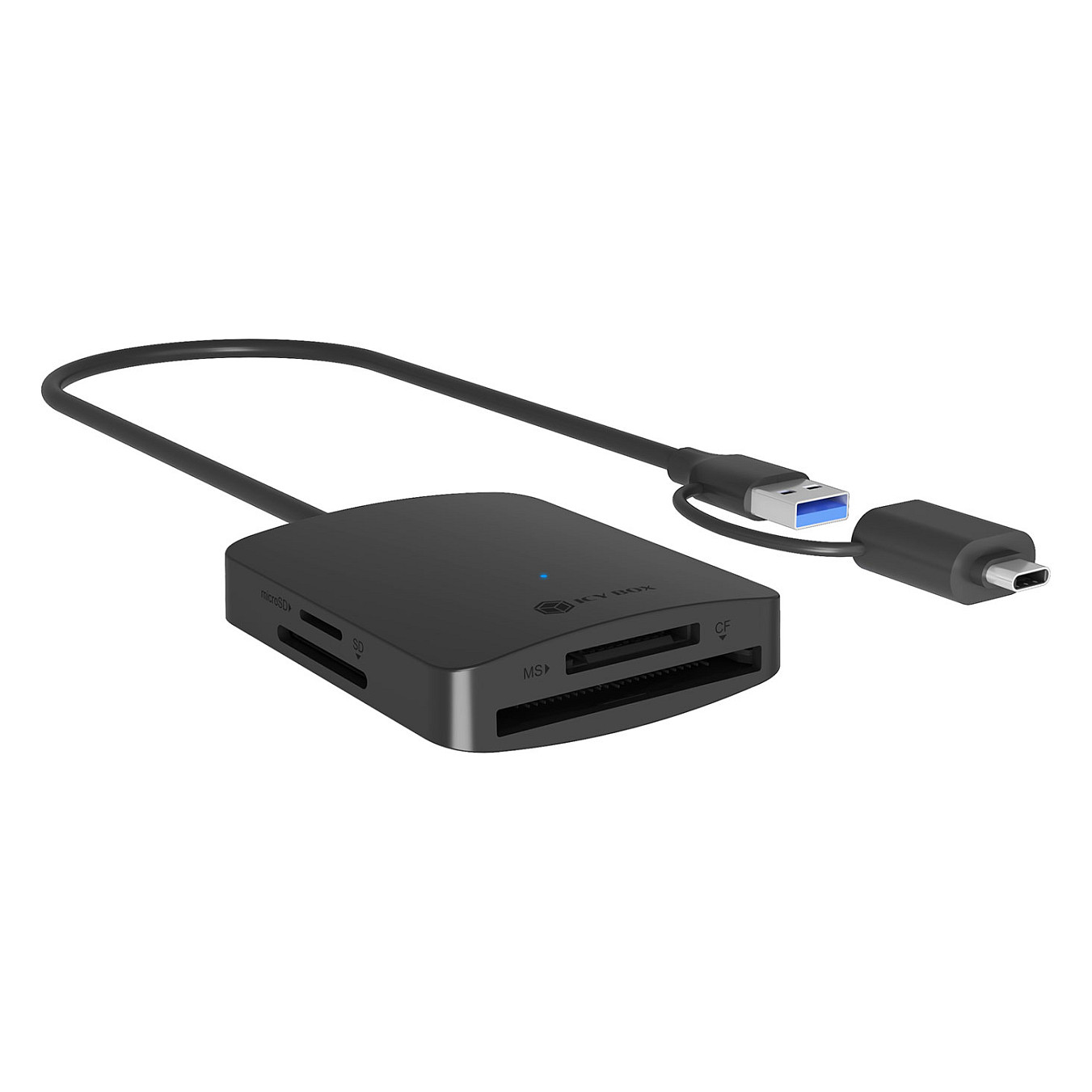 USB ICY BOX IB-CR302-CU3 USB 3.2 Gen 1 Card Reader - Zezë