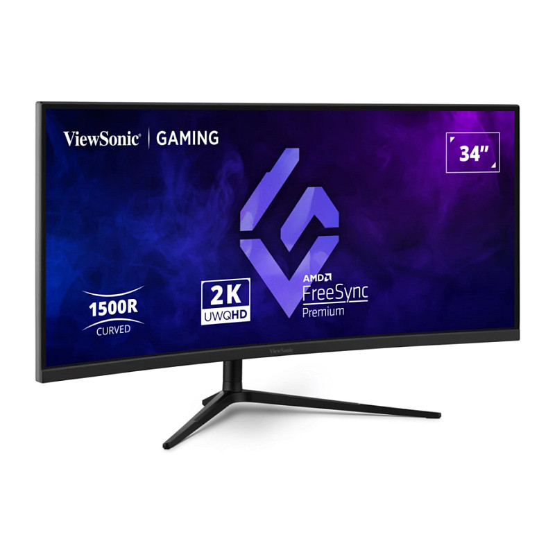 Monitor Gaming ViewSonic VX3418C-2K, 34", UWQHD VA Curved, 180Hz, 1ms, HDR10, HDMI + DisplayPort - Zezë 2