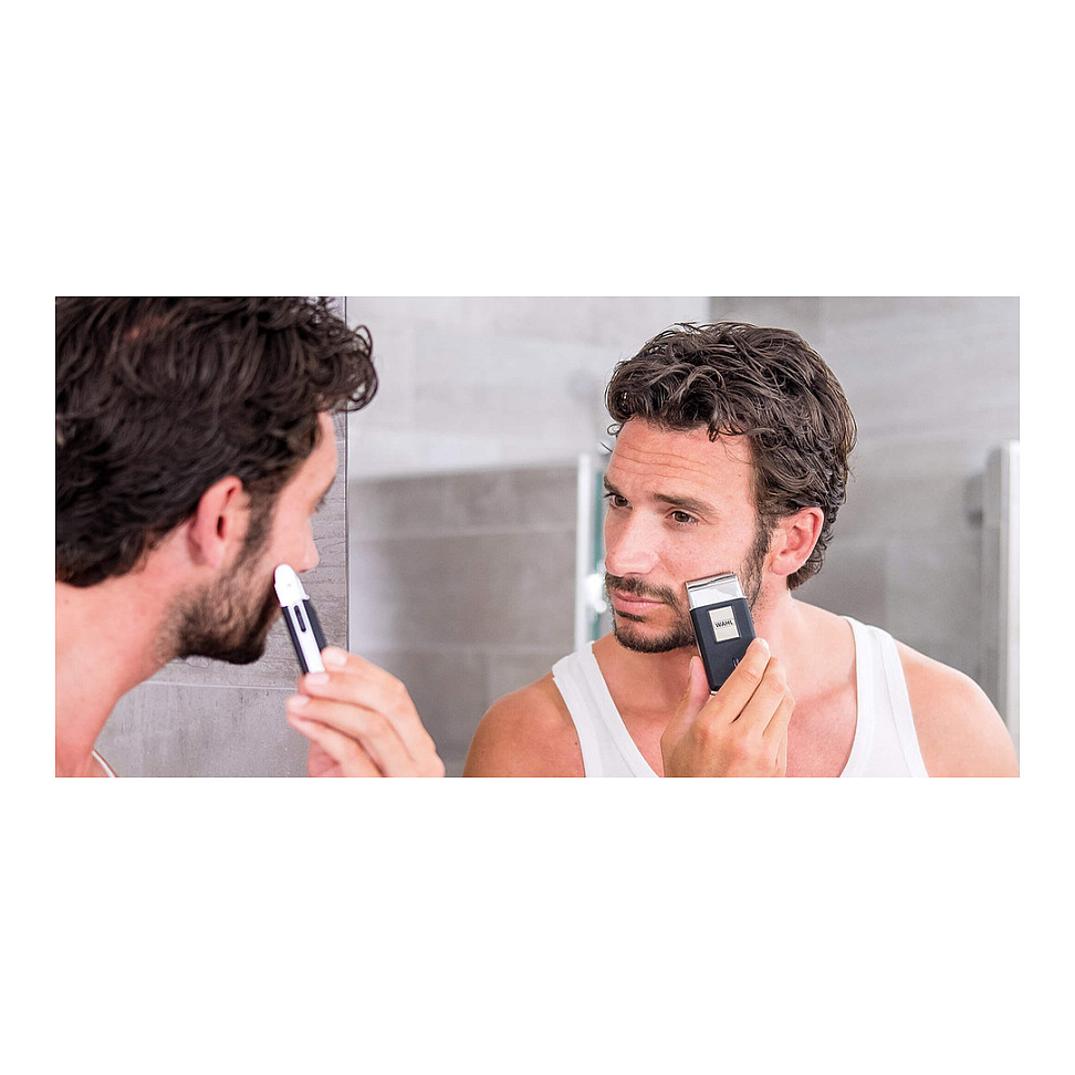 Makinë e rrojës Wahl Travel Shaver 03615-1016, Pa Kabllo, Bateri e Rikarikueshme, Autonomi deri në 45 Minuta – Zezë , Argjend 9