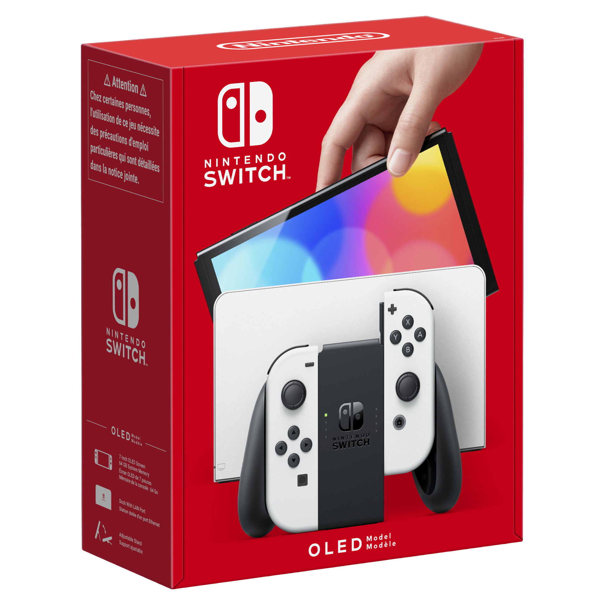 Konzolë Nintendo Switch OLED / 7" OLED / 64GB / Wi-Fi & Bluetooth / Joy-Con – Bardhë 2