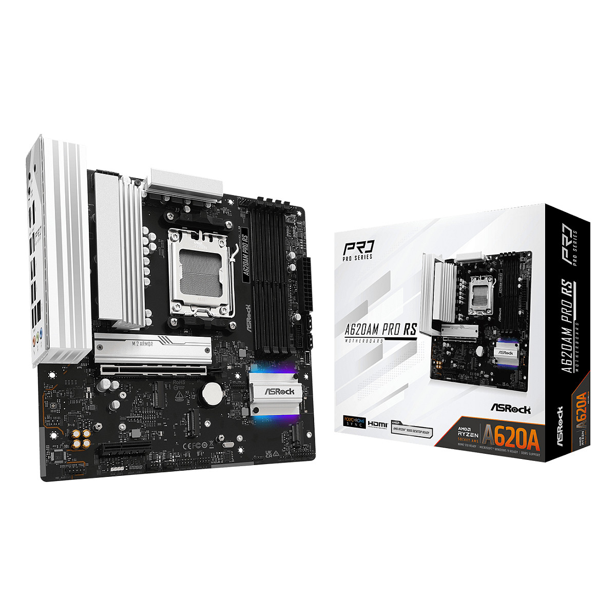 Pllakë Amë AMD AM5 ASROCK A620AM-X / DDR5 / mATX / HDMI+DP