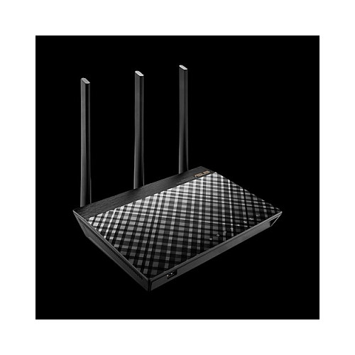 ASUS, RT-AC1900U, Ruter, Wi-Fi 5, AC1900, Dual-Band, 1× Gigabit WAN + 4× Gigabit LAN, AiMesh, 1× USB 3.0 + 1× USB 2.0, Zi 6