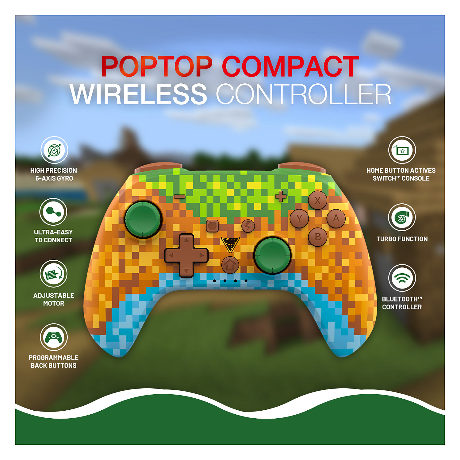 Kontroller për Nintendo Dragonshock Poptop Wireless Cubes 5