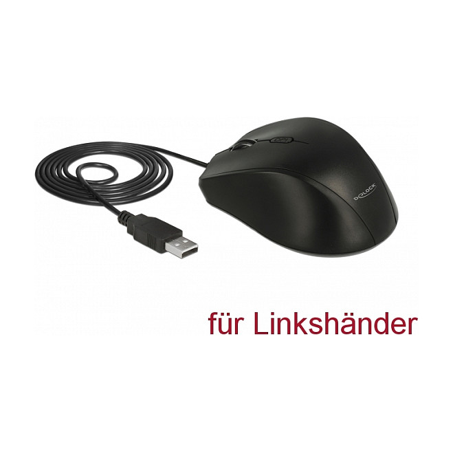 Maus me kabllo Optical Mouse / 5 Buttons / Left‑Handed - Zezë thumbnail 2